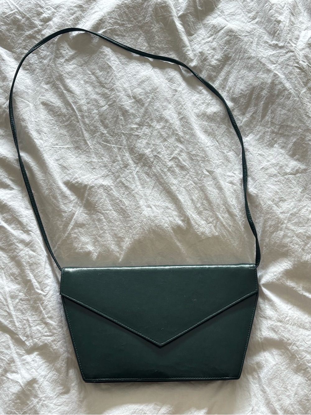 EMERALD GREEN GENUINE LEATHER PURSE